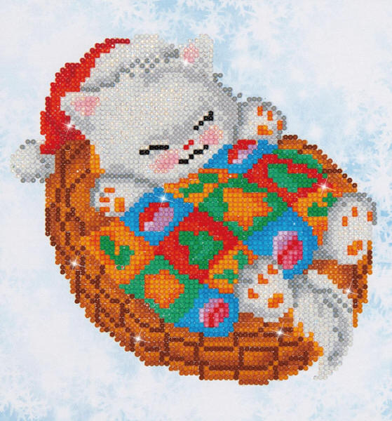 Large Picture of Snug Christmas Kitty