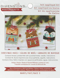 Dimensions Christmas Hugs Gift Card Holders or Decorations