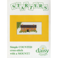 Daisy Design Starter Counted Cross Stitch Kit - Cottage Daisy Design Starter Counted Cross Stitch Kit - Cottage