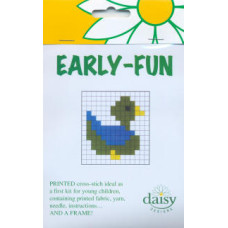 Daisy Designs Early Fun Printed Cross Stitch Kit - Duck Daisy Designs Early Fun Printed Cross Stitch Kit - Duck