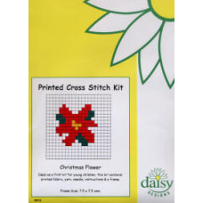 Daisy Designs Early Fun Printed Cross Stitch Christmas Kit - Flower Daisy Designs Early Fun Printed Cross Stitch Christmas Kit - Flower