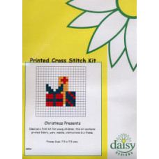 Daisy Designs Early Fun Printed Cross Stitch Christmas Kit - Presents Daisy Designs Early Fun Printed Cross Stitch Christmas Kit - Presents