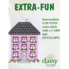 Daisy Designs Extra Fun Counted Cross Stitch Card Kit - Doll's House Daisy Designs Extra Fun Counted Cross Stitch Card Kit - Doll's House
