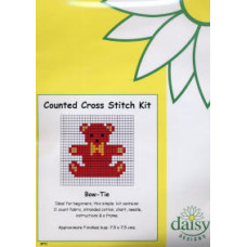 Daisy Designs Early Fun Teddies Counted Cross Stitch Kit - Bow-Tie Daisy Designs Early Fun Teddies Counted Cross Stitch Kit - Bow-Tie