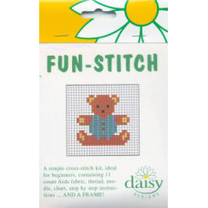 Daisy Designs Early Fun Teddies Counted Cross Stitch Kit - Waistcoat Daisy Designs Early Fun Teddies Counted Cross Stitch Kit - Waistcoat