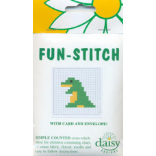 Daisy Designs Fun Stitch Counted Cross Stitch Card Kit - Crocodile Daisy Designs Fun Stitch Counted Cross Stitch Card Kit - Crocodile
