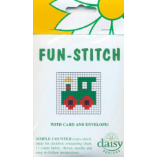 Daisy Designs Fun Stitch Counted Cross Stitch Card Kit - Train Daisy Designs Fun Stitch Counted Cross Stitch Card Kit - Train