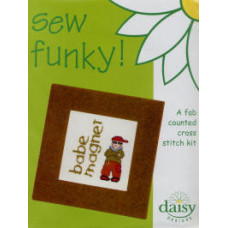 Daisy Design Sew Funky Counted Cross Stitch Kit - Babe Magnet Daisy Design Sew Funky Counted Cross Stitch Kit - Babe Magnet
