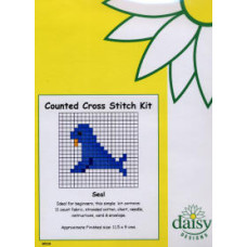 Daisy Designs Fun Stitch Counted Cross Stitch Card Kit - Seal Daisy Designs Fun Stitch Counted Cross Stitch Card Kit - Seal