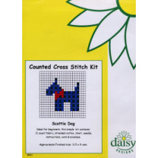 Daisy Designs Fun Stitch Counted Cross Stitch Card Kit - Scottie Dog Daisy Designs Fun Stitch Counted Cross Stitch Card Kit - Scottie Dog