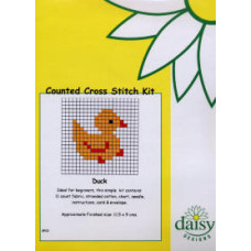 Daisy Designs Fun Stitch Counted Cross Stitch Card Kit - Duck Daisy Designs Fun Stitch Counted Cross Stitch Card Kit - Duck
