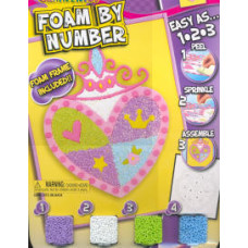 Foam by Number Kits - Princess Foam by Number Kits - Princess