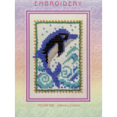 KSG Bead 2 Bead Embroidery Kit - Dolphin KSG Bead 2 Bead Embroidery Kit - Dolphin