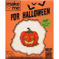 Mouseloft Halloween Counted Cross Stitch Kit - Pumpkin Mouseloft Halloween Counted Cross Stitch Kit - Pumpkin