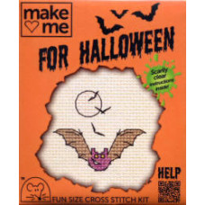 Mouseloft Halloween Counted Cross Stitch Kit - Bat