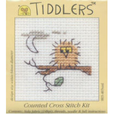 Mouseloft Tiddlers Counted Cross Stitch Kit - Owl Mouseloft Tiddlers Counted Cross Stitch Kit - Owl