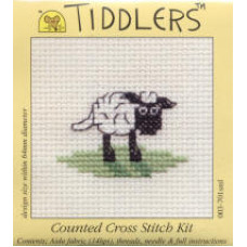 Mouseloft Tiddlers Counted Cross Stitch Kit - Sheep Mouseloft Tiddlers Counted Cross Stitch Kit - Sheep