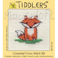 Mouseloft Tiddlers Counted Cross Stitch Kit - Little Fox Mouseloft Tiddlers Counted Cross Stitch Kit - Little Fox