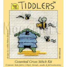 Mouseloft Tiddlers Counted Cross Stitch Kit - Beehive Mouseloft Tiddlers Counted Cross Stitch Kit - Beehive