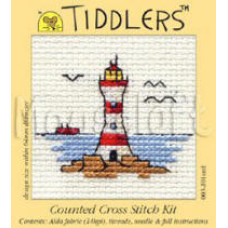Mouseloft Tiddlers Counted Cross Stitch Kit - Lighthouse Mouseloft Tiddlers Counted Cross Stitch Kit - Lighthouse