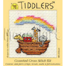 Mouseloft Tiddlers Counted Cross Stitch Kit - Noah's Ark Mouseloft Tiddlers Counted Cross Stitch Kit - Noah's Ark