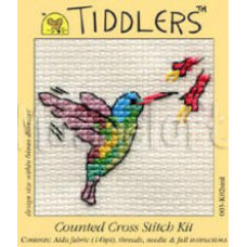 Mouseloft Tiddlers Counted Cross Stitch Kit - Little Hummingbird Mouseloft Tiddlers Counted Cross Stitch Kit - Little Hummingbird