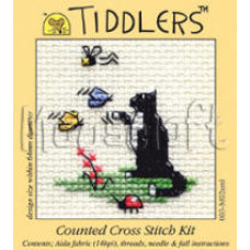 Mouseloft Tiddlers Counted Cross Stitch Kit - Curious Cat Mouseloft Tiddlers Counted Cross Stitch Kit - Curious Cat