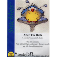 Mouseloft Stitchlets Counted Cross Stitch Kit - After The Bath Mouseloft Stitchlets Counted Cross Stitch Kit - After The Bath