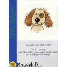 Mouseloft Stitchlets Counted Cross Stitch Kit - Cuddly Dog Mouseloft Stitchlets Counted Cross Stitch Kit - Cuddly Dog