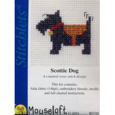 Mouseloft Stitchlets Counted Cross Stitch Kit - Scottie Dog Mouseloft Stitchlets Counted Cross Stitch Kit - Scottie Dog