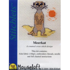 Mouseloft Stitchlets Counted Cross Stitch Kit - Meerkat Mouseloft Stitchlets Counted Cross Stitch Kit - Meerkat
