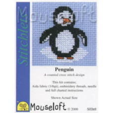 Mouseloft Stitchlets Counted Cross Stitch Kit - Penguin