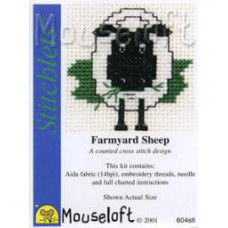 Mouseloft Stitchlets Counted Cross Stitch Kit - Farmyard Sheep Mouseloft Stitchlets Counted Cross Stitch Kit - Farmyard Sheep