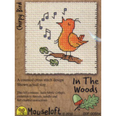 Mouseloft In the Woods Counted Cross Stitch Kit - Chirpy Bird Mouseloft In the Woods Counted Cross Stitch Kit - Chirpy Bird