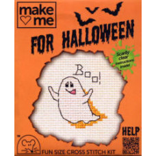 Mouseloft Halloween Counted Cross Stitch Kit - Ghost Mouseloft Halloween Counted Cross Stitch Kit - Ghost