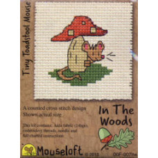 Mouseloft In the Woods Counted Cross Stitch Kit - Tiny Toadstool Mouse Mouseloft In the Woods Counted Cross Stitch Kit - Tiny Toadstool Mouse
