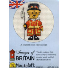 Mouseloft Images of Britain Counted Cross Stitch Kit - Beefeater Teddy Mouseloft Images of Britain Counted Cross Stitch Kit - Beefeater Teddy