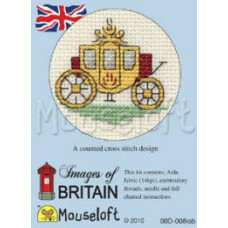 Mouseloft Images of Britain Counted Cross Stitch Kit - Royal Coach - Limited Edition