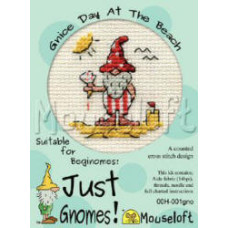 Mouseloft Just Gnomes! Counted Cross Stitch Kit - Gnice Day At The Beach Mouseloft Just Gnomes! Counted Cross Stitch Kit - Gnice Day At The Beach