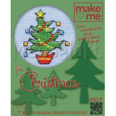 Mouseloft Make Me for Christmas Counted Cross Stitch Kit - Happy Tree Mouseloft Make Me for Christmas Counted Cross Stitch Kit - Happy Tree