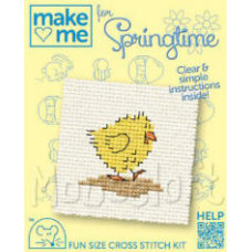 Mouseloft Make Me for Springtime Counted Cross Stitch Kit - Chick Mouseloft Make Me for Springtime Counted Cross Stitch Kit - Chick