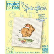 Mouseloft Make Me for Springtime Counted Cross Stitch Kit - Bunny Mouseloft Make Me for Springtime Counted Cross Stitch Kit - Bunny