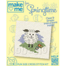 Mouseloft Make Me for Springtime Counted Cross Stitch Kit - Lamb Mouseloft Make Me for Springtime Counted Cross Stitch Kit - Lamb