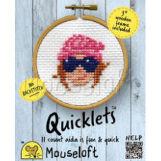Mouseloft Quicklets Counted Cross Stitch Kit - Beanie Mouseloft Quicklets Counted Cross Stitch Kit - Beanie