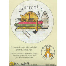 Mouseloft Biscuit the Cat Counted Cross Stitch Kit - Perfect Mouseloft Biscuit the Cat Counted Cross Stitch Kit - Perfect
