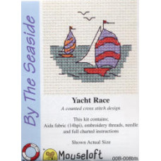 Mouseloft By the Seaside Counted Cross Stitch Kit - Yacht Race Mouseloft By the Seaside Counted Cross Stitch Kit - Yacht Race