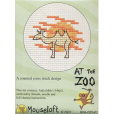 Mouseloft At the Zoo Counted Cross Stitch Kit - Camel Mouseloft At the Zoo Counted Cross Stitch Kit - Camel