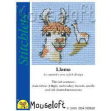 Mouseloft Stitchlets Counted Cross Stitch Kit - Llama Mouseloft Stitchlets Counted Cross Stitch Kit - Llama
