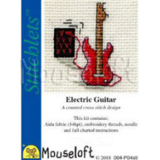 Mouseloft Stitchlets Counted Cross Stitch Kit - Electric Guitar Mouseloft Stitchlets Counted Cross Stitch Kit - Electric Guitar