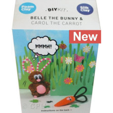 Modelling Clay Kit - Belle the Bunny and Carol the Carrot Modelling Clay Kit - Belle the Bunny and Carol the Carrot
